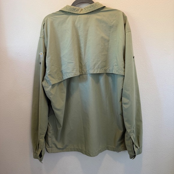 Mountain Hardwear‎ Men's Lightweight Vented Hiking Shirt Sage Green XL- Flawed - Picture 6 of 16